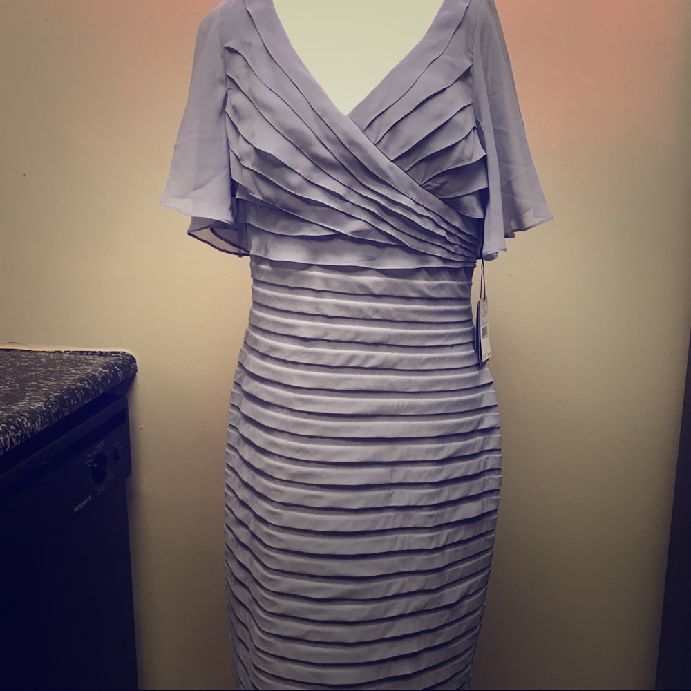 Adrianna Papell • light blue dress • NWT